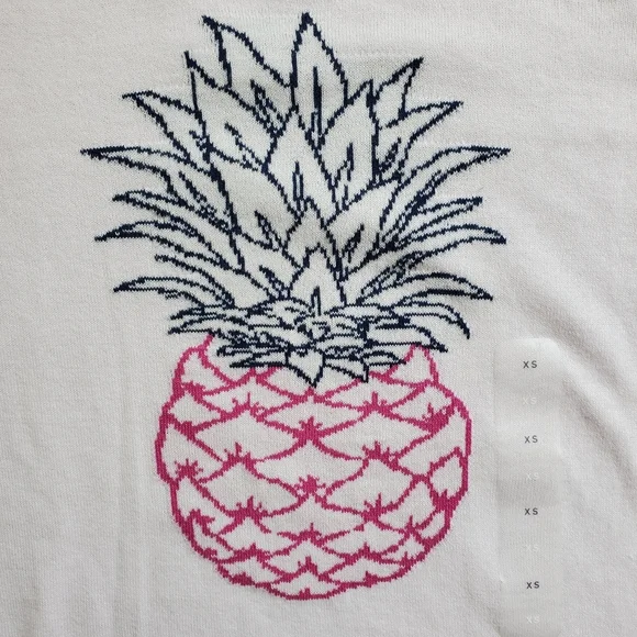 GAP Light Pink Pineapple Sweater - Picture 4 of 10